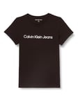 Calvin Klein Jeans T-Shirts Manches Courtes Lot de 2 Femme Institutional Logo Tee Col Ras-du-Cou, Noir (CK Black/CK Black), 3XL