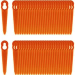 Debuns - Lot de 100 lames de rechange en plastique compatibles avec stihl Polycut 2-2 Polycut 3-2 fsa 45 fsa 57 fse 52 débroussailleuse,