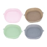 4PCS Air Fryer Pan Silicone Basket for Airfryer Oven Silicone Chicken Grill4534