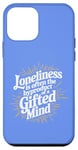 iPhone 12 mini Loneliness Is Often The Byproduct Of A Gifted Mind Blue Case