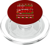 Santa Watching Nice To Your Tour Guide Xmas Team Sweater PopSockets PopGrip for MagSafe