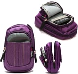 Navitech Purple Camera Case For Sony RX100 Camera