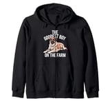 Goodest Boy on the Farm Anatolian Shepherd Zip Hoodie