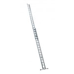 ESCALUX Echelle Aluminium SEMI-PRO V16034 coulissante à corde 2x17 / L8M80