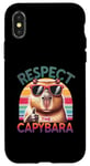 Coque pour iPhone X/XS Un costume incroyable pour les détenteurs de capybara.