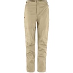 Fjällräven Womens Abisko Hike Zip-off Trousers  - Hvid    - 40