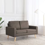 Maison Chic - Canapé fixe 2 places Canapé scandinave Sofa Taupe Tissu 71105