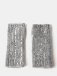 Mint Velvet Sequin Wool Blend Knit Hand Warmers