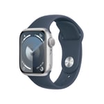 Apple Watch Series 9 Aluminiumboett Silver 41mm GPS M/L