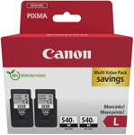 2x Canon PG540L Black Ink Cartridges For PIXMA MX395 Printer Replaces PG540XL