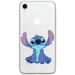 ERT GROUP Coque de téléphone Portable pour Apple Iphone XR Original et sous Licence Officielle Disney Motif Stitch 006 Parfaitement adapté à la Forme du téléphone Portable, partiel imprimé