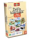 Bioviva- Défis Nature Monde-Pariez sur Les Points forts des Pays pour Gagner la Bataille-Jeu de Cartes-2 à 6 Joueurs-7 Ans-Fabriqué en France, 400336