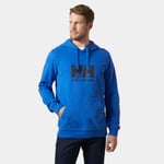 Helly Hansen Herre HH Logo Myk Bomull Hettegenser Blå 2xl