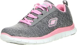 Skechers Flex Appeal Next Generation Baskets pour Femme, Gris Gypk, 42 EU