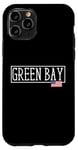 Coque pour iPhone 11 Pro Green Bay City Drapeau USA Voyage US Amérique Femmes Hommes