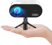 Videoprojecteur WiFi Bluetooth, 18000L Full HD 1080P Mini Projecteur Video avec Trépied, Retroprojecteur Portable Home Theater Movie Phone Projector for Android/iOS/Windows/TV Stick/HDMI/USB