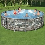 Bestway 16ft x 48in Power Steel Frame Pool Set inc Filter Pu...