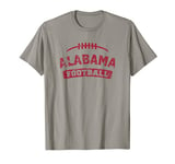 Mens Men's Grey Alabama Football Shirt Vintage Distressed T-Shirt