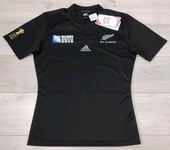 BNWT New Zealand All Blacks Rugby World Cup 2015 Shirt Adidas Medium Jersey Top