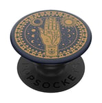 PopSockets: PopGrip Expanding Stand and Grip with a Swappable Top for Phones & Tablets - Mystic Hand