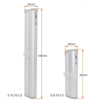 LED LYS MED BEVEGELSESSENSOR 4+2.stk GRATIS-6.stk x6 Motion (varm) 4+2.stk GRATIS-6.stk x10 Motion (kald)