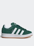 adidas Originals Junior Unisex Campus 00s Trainers - Dark Green, Dark Green, Size 4 Older