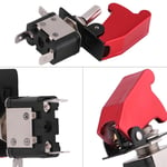 12V 20A Racing Car Red Cover LED Light SPST Toggle Rocker Ignition Switch Cont⁺