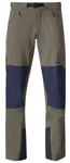 Bergans Men's Vaagaa Softshell Pants Green Mud/Navy Blue, 48