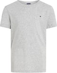 Tommy Hilfiger Boy's Boys Basic Cn Knit S/S Kb0kb04140 T-Shirt, Grey (Grey Heather), 12 Years