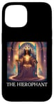 Coque pour iPhone 15 La carte de tarot hiérophante, hiérophante. Tarot, Tarot Cards