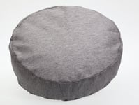 Sauermilch 1304601500186 Lodge Coussin de Sol Rond Gris 60 x 15 cm