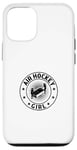 Coque pour iPhone 12/12 Pro Joueuse de Air Hockey Fille Air Hockey