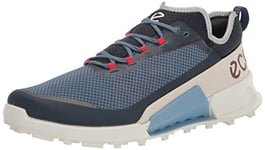 ECCO Men's Biom 2.1 X Country M Low Running Shoe, Marine Retro Blue Shadow White, 9 UK