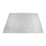 Housse de protection pour ensemble de batterie, rev&ecirc;tement argent&eacute;, tissu Oxford 420D, housse anti-poussi&egrave;re pour meubles pliants, pour int&eacute;rieur et ext&eacute;rieur, argent