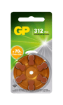 GP Batteries Starkey Livio AI 2000 hörapparatsbatterier 6-pack