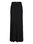 Twist & Tango Tyne Satin Midi Skirt Svart