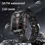 Outdoor Smart Watch Miesten 2,01" Näyttö 3At Vedenpitävä Kello Bluetooth Call Ai Voice Sport Älykello Android Xiaomi Ios_black_3TAM Waterproof