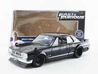 JADA TOYS 1/24 - NISSAN SKYLINE 2000 GTR - BRIAN FAST AND FURIOUS 99686BK