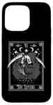 iPhone 15 Pro Max Vintage Tarot Card The Lovers Grim Reaper Occult Unholy Case