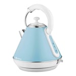 Electric Kettles 2200W 1.8L Dainty Legacy Cordless Electric Kettle LED Light Fast Boil Tea Coffee Machine Auto Shut-Off & Boil-Dry Sensor Comfortable Handle 360°C Swivel Base (Blue)