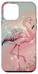 Coque pour iPhone 12 mini Flamant rose mignon pour femmes filles flamants roses oiseaux