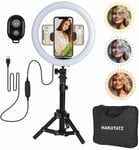 12" Ring Light with Tripod Stand & Phone Holder Selfie Ring Light UK Seller