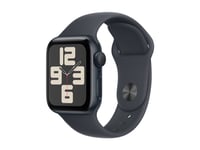 Apple Watch Se (Gps) - 2A Generation - 40 Mm - Midnattsaluminium - Smart Klocka Med Sportband - Fluoroelastomer - Midnatt - Bandstorlek: S/M - 32 Gb - Wi-Fi 4, Bluetooth - 26.4 G