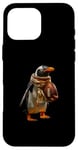 Coque pour iPhone 16 Pro Max Ballon de football américain pingouin