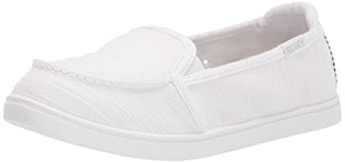 Roxy Femme Minnow Chaussures de Sport à Enfiler Basket, Blanc, 40.5 EU