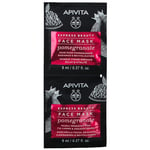 Apivita Express Beauty Masque Visage Grenade Masque(S) Pour Le 2x8 ml