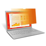 3M personvernfilter i gull for 13.3" Laptops 16:9 with COMPLY - notebookpersonvernsfilter