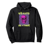 You're Beautiful Like A Flower - Lovely Saying Skull Graphic Pullover Hoodie