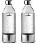 Aarke 2-pack PET Bottles for Sparkling Water Maker Carbonator 3, BPA free with