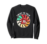 Retro Vintage Rotary Dial Twist To Talk Rotary Phone Sweatshirt